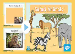 Jeu puzzle safari