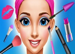 Jeu Rose girl make up